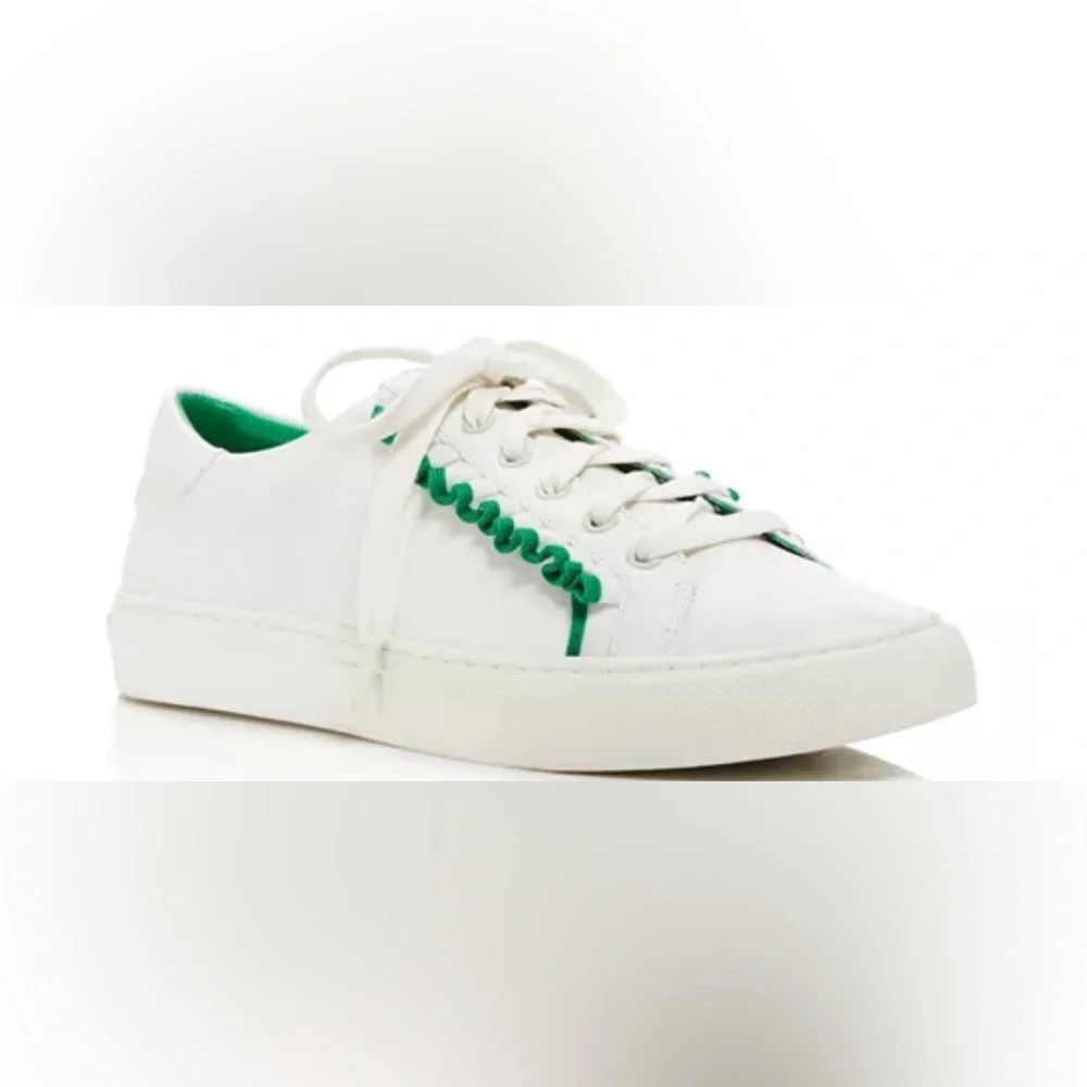 Tory Burch Tory Sport Women's Ruffle Low Top Lace Up Sneakers 11